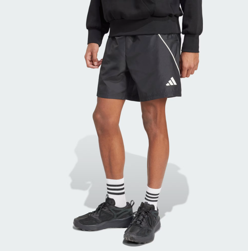 adidas short stadium black uomo