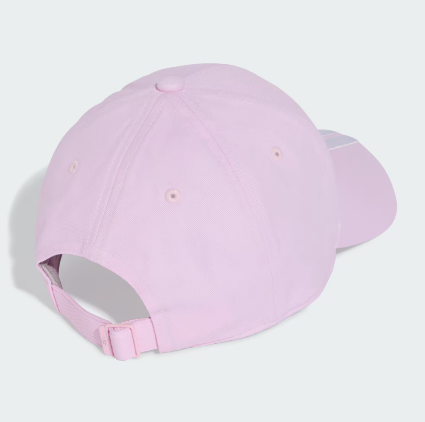 adidas cappellino da baseball 3-stripes new logo rosa donna