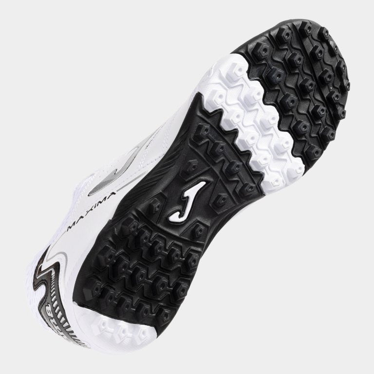 joma maxima turf bianco-nero bambino