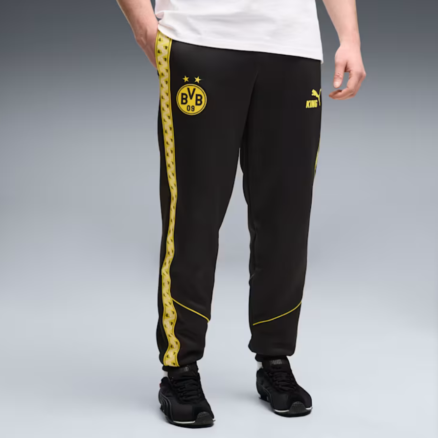 puma pantalone borussia dortmund king anthem uomo