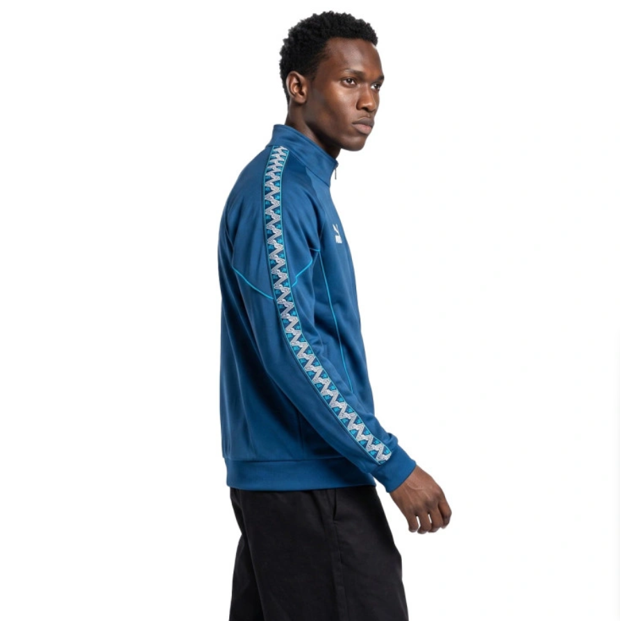 puma felpa con zip manchester city uomo