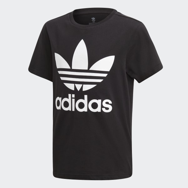 adidas trefoil tee nero kids