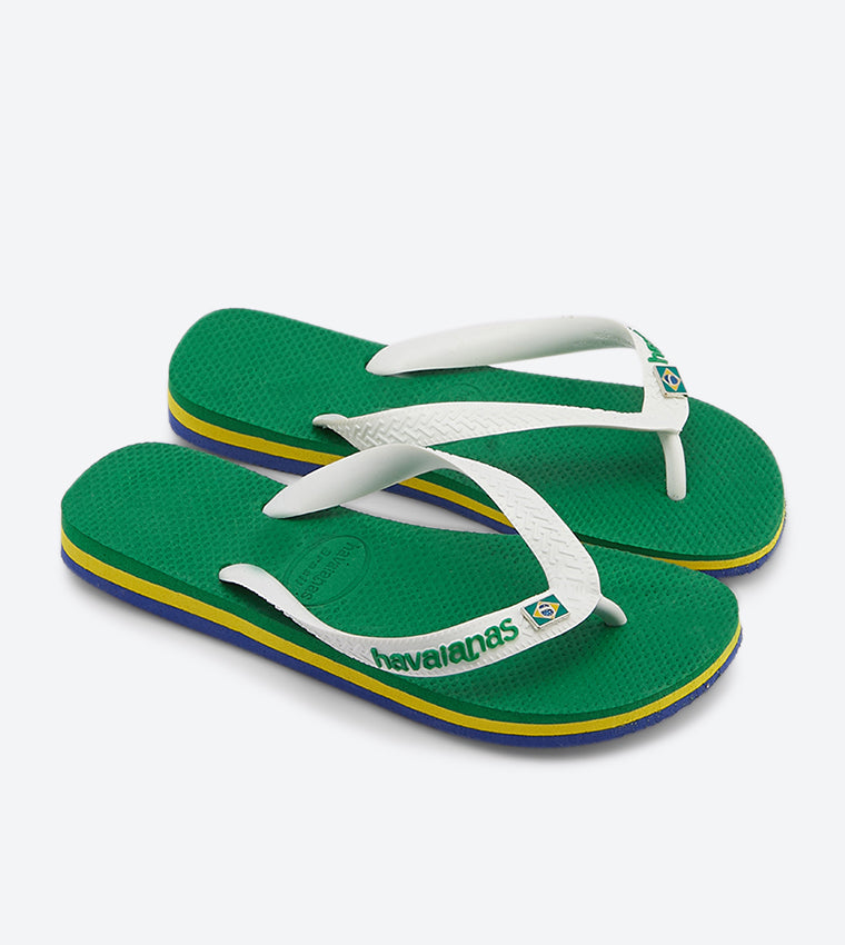 havaianas brasil layers infradito verde unisex