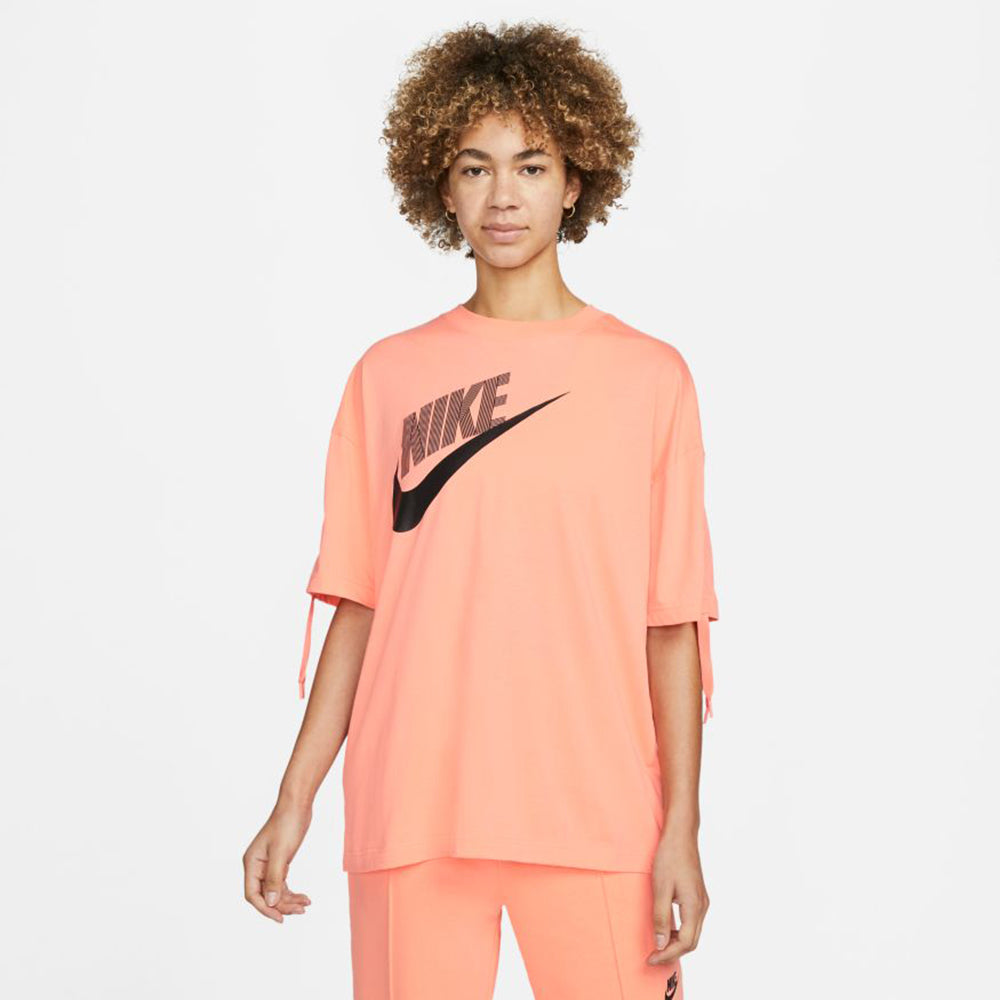nike sportswear women's dance t-shirt rosa donna