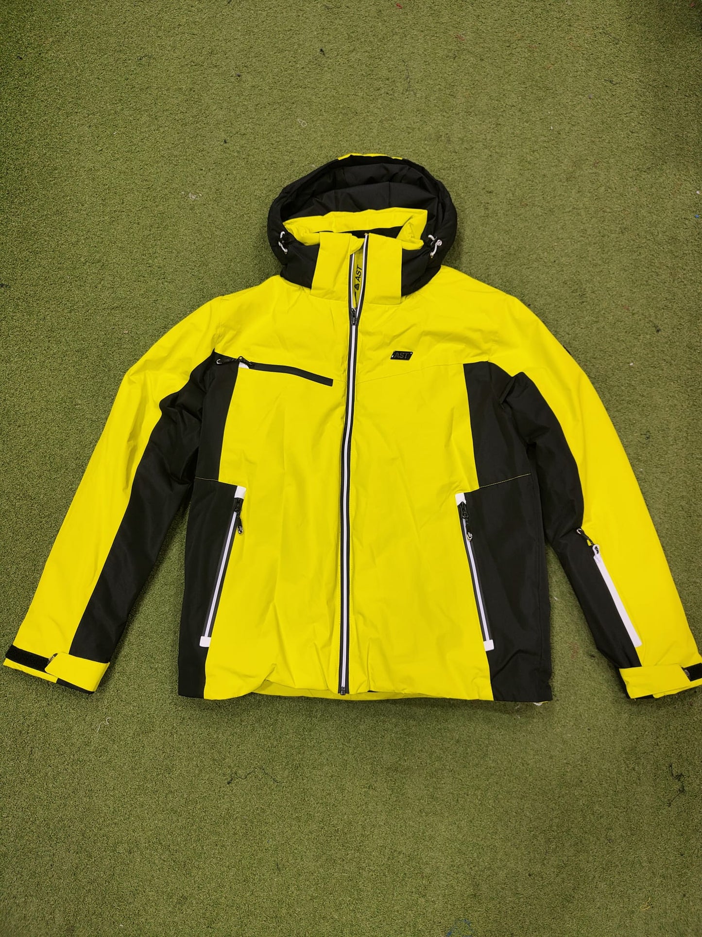 giacca neve ast uomo giallo fluo/nero