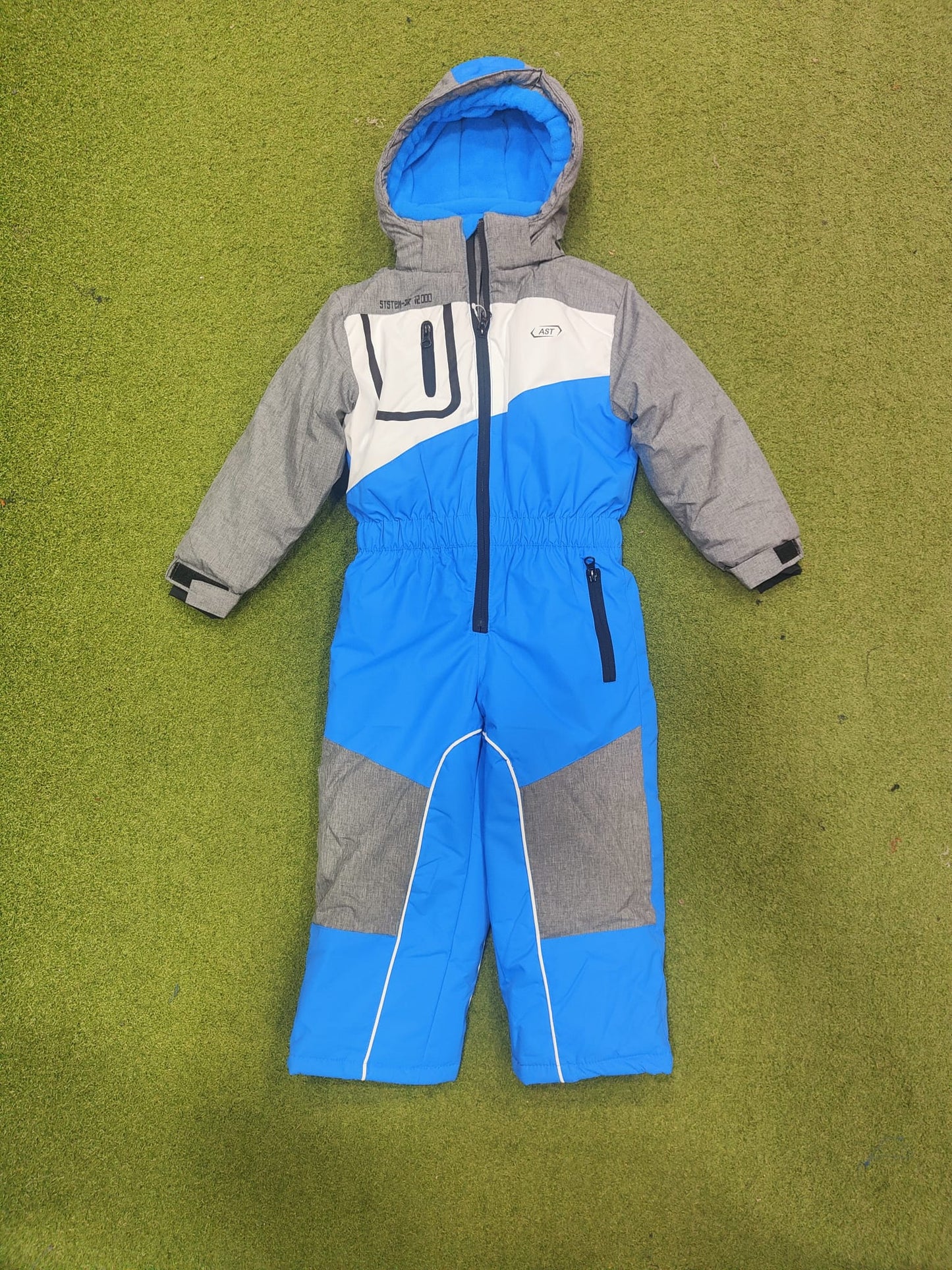 tutina neve bimbo ast grigio/bianco/royal