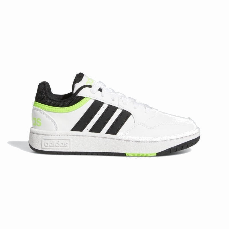 adidas hoops 3.0 k scarpe nere bianche gs