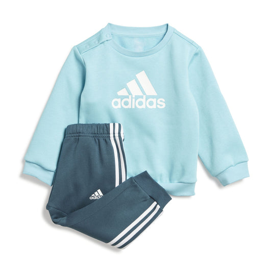 Adidas TUTA BADGE OF SPORT azzurro kids