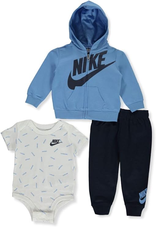 Nike  Tuta multicolor per neonato con logo blu kids