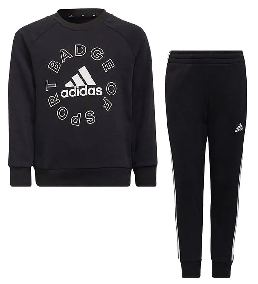 Adidas Tracksuit Lk Logo Jog Set Black kids