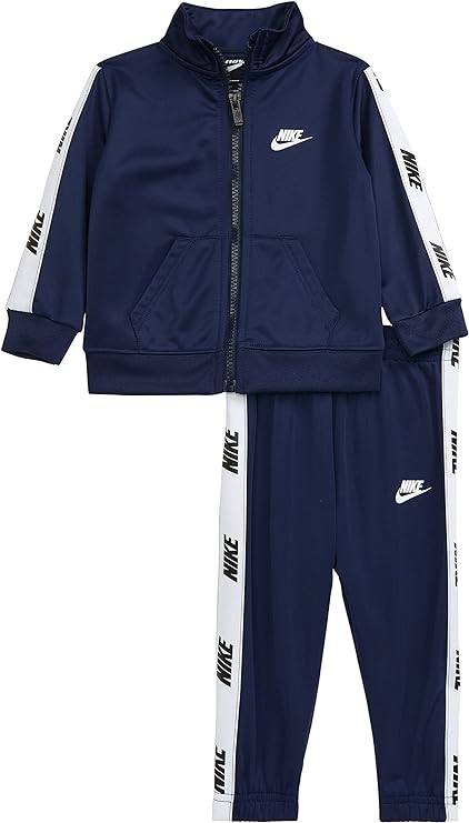 Nike tuta tricot blu ful zip kids