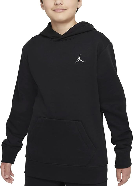 JORDAN felpa JR CON CAPPUCCIO ESSENTIAL LOGO PICCOLO black kids