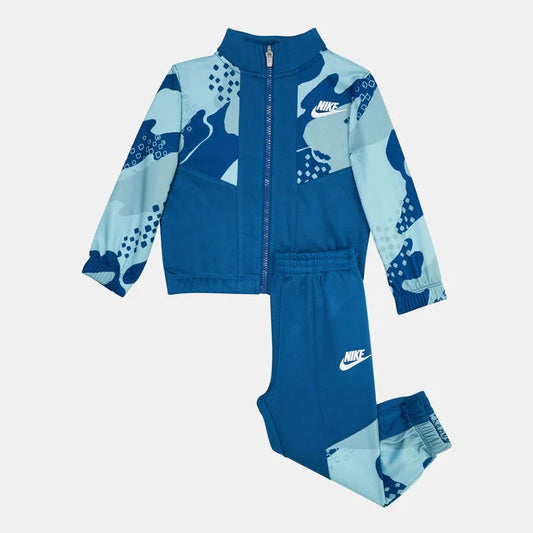 Nike Fullzip And Joggers Set Blue Camo kids