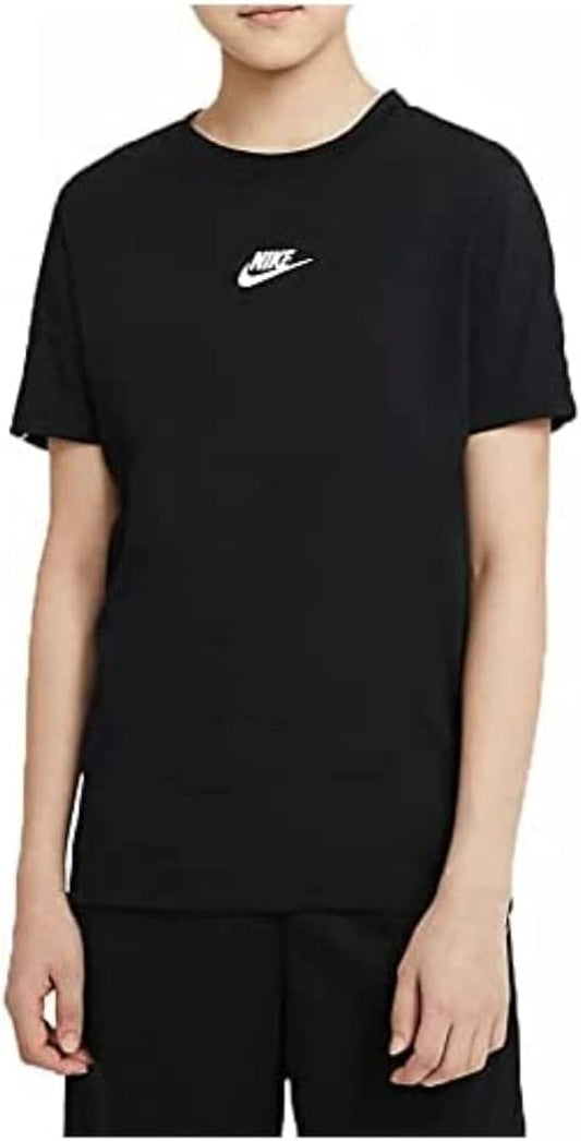 Nike Sportswear T-shirt in cotone mini logo black kids