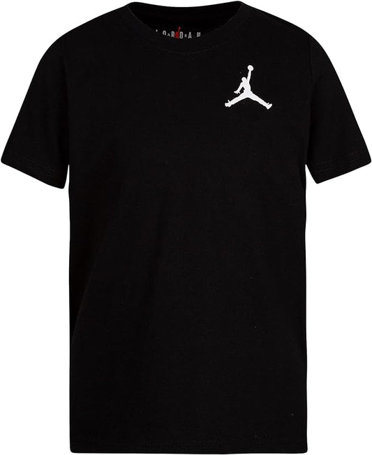 jordan T-shirt in cotone mini logo black kids