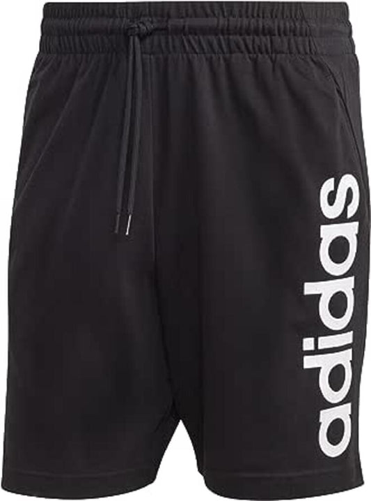 Adidas SHORT AEROREADY ESSENTIALS SINGLE JERSEY LINEAR LOGO black