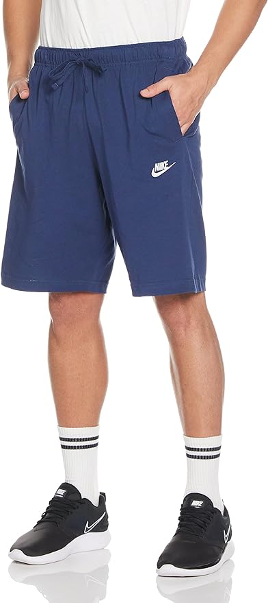 nike sportswear club shorts blu