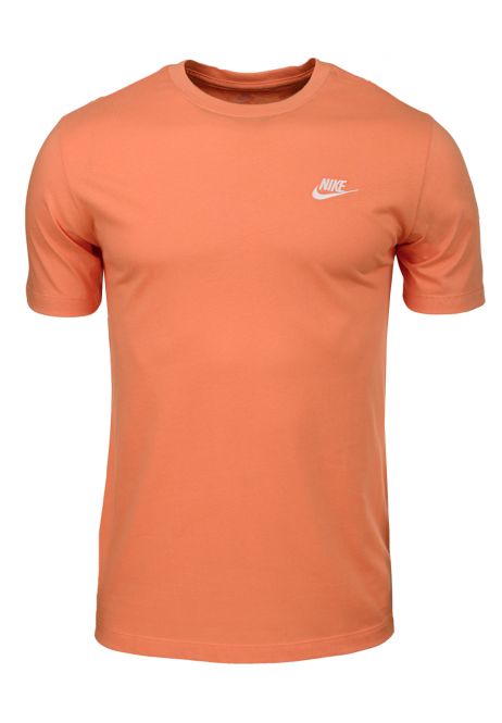 Nike Sportswear Club t-shirt arancione uomo