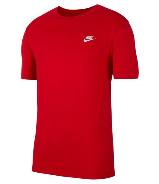 Nike Sportswear Club t-shirt rossa uomo