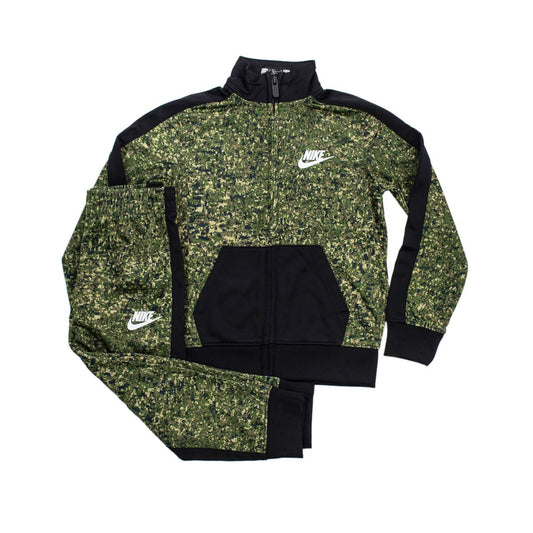 Nike Sportswear tuta completa vderde kids
