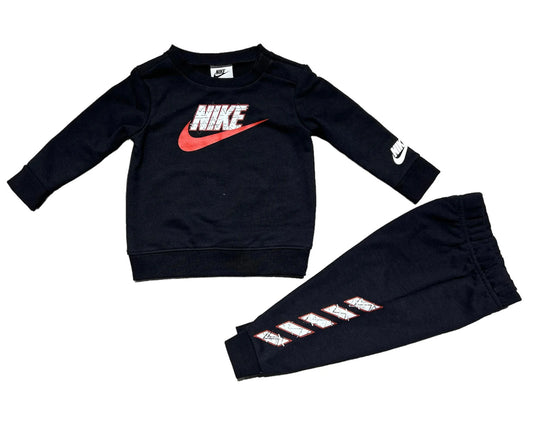 Nike Tuta Felpa E Pantalone Nero kids