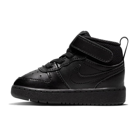 Nike Court Borough Mid  Tdv scarpe total black kids