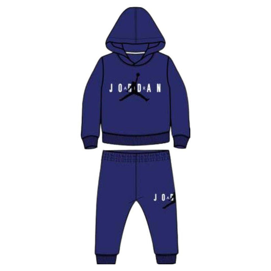 Jordan TUTA JDN SUSTAINABLE PULLOVER HOODIE Set blu kids