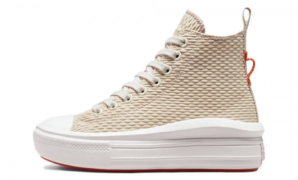 converse chuck taylor all star move cream sneaker woman