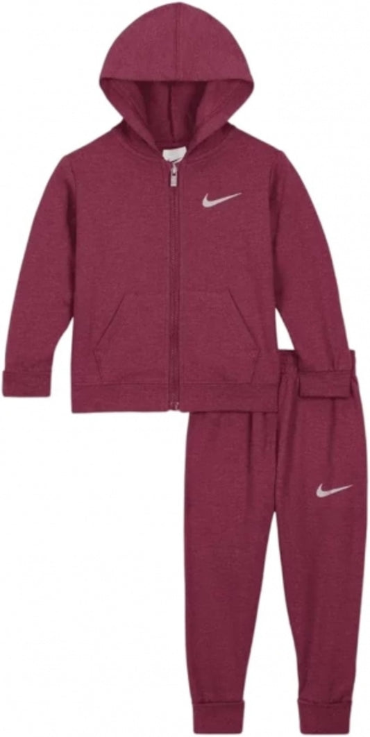 Nike Tuta completa full zip con cappuccio Rosewood kids