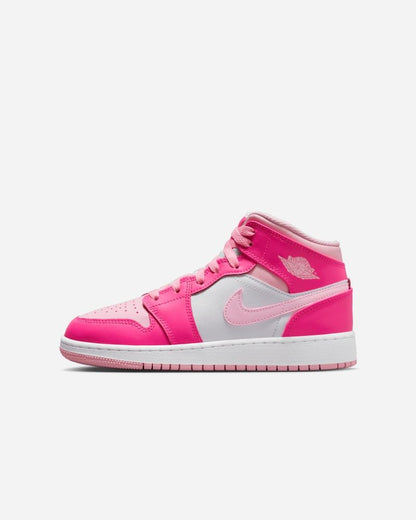 Jordan 1 Mid Fierce Pink GS