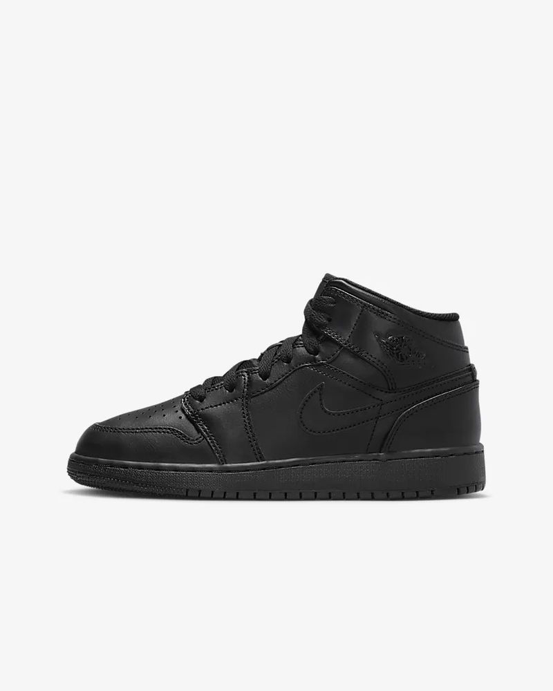 jordan 1 mid triple black gs