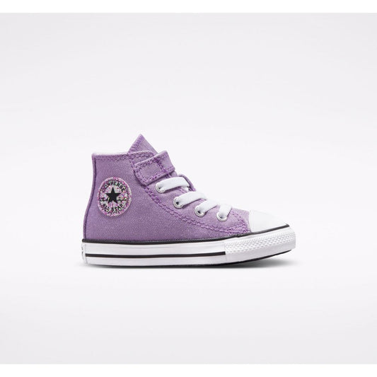 Converse Ctas 1v Hi glitter viola kids