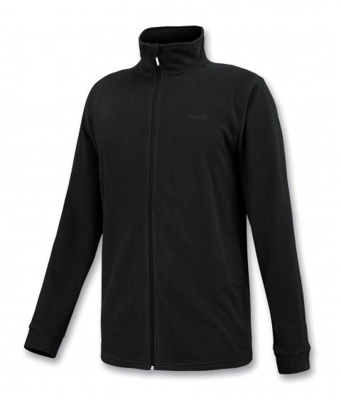 BRUGI MAGLIA IN PILE ZIP INTERA NERO