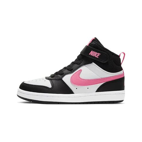 Nike Court Borough Mid black pink PS