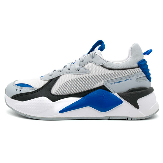 PUMA RS-X  GEEK JR WHITE-PLATINUM GRAY