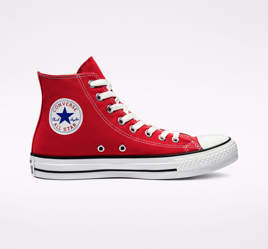 Converse All Star Hi Canvas Scarpe Rosse Unisex