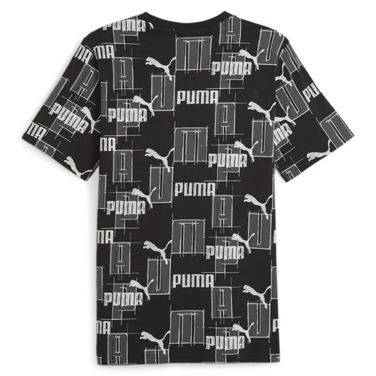 PUMA T-SHIRT UOMO ESSENTIALS  LOGO LAB AOP