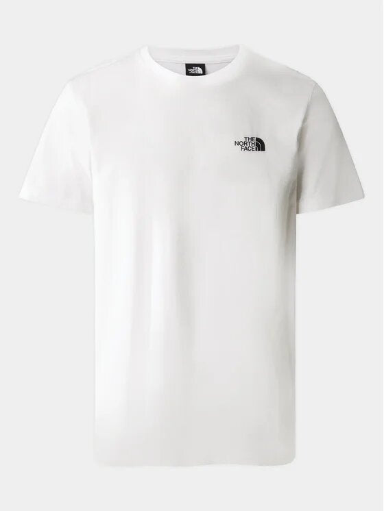 the north face t-shirt simple dome bianco