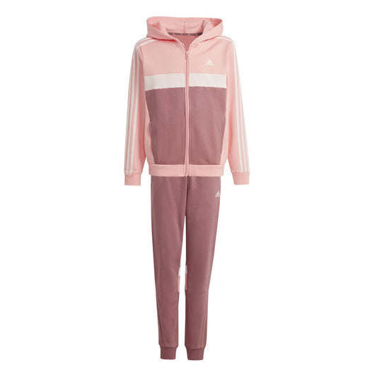 ADIDAS Tuta Tiberio 3-Stripes Colorblock Fleece rosa