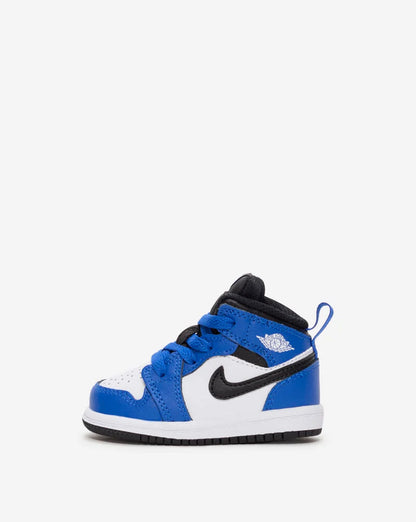 JORDAN 1 MID (TD)BLU NERO-BIANCO