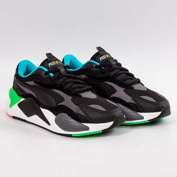 puma rs-x puzzle black-casrlerock-green