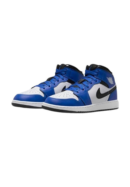 Jordan 1 Mid Game Royal White Black (GS)