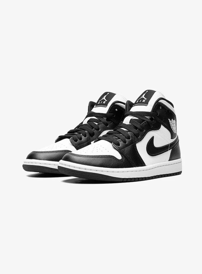 wmns air jordan 1 mid white/black
