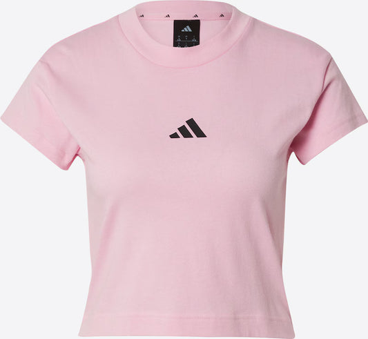 Adidas T-schirt Adidas Rosa Logo Nero