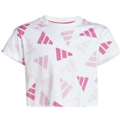 Adidas  Seasonal Essentials Logo Celebration Crop T-shirt