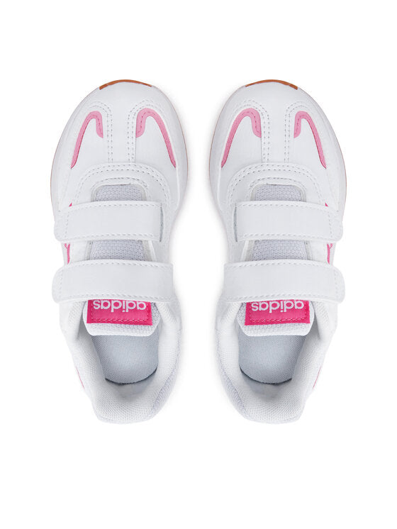 adidas sneakers adidas tensaur switch bianco/rosa