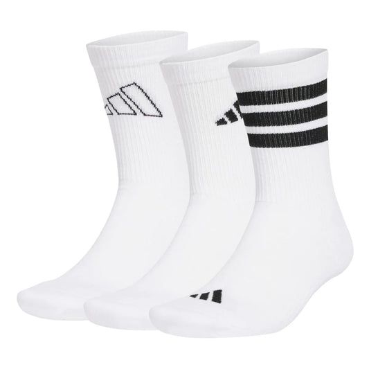 Calzini Adidas -Logo Socks 3 Pairs - White