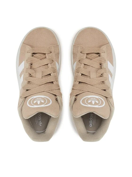 adidas campus 00s elastic laces shoes kids - beige
