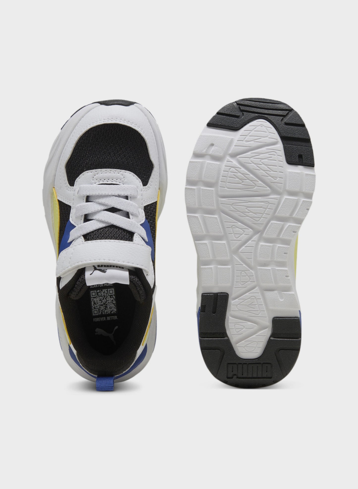 puma trinity life ac+ps -nero-giallo-bianco