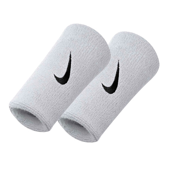 nike wristbands bianco-tennis